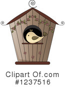 Bird House Clipart #1237516 by Pams Clipart