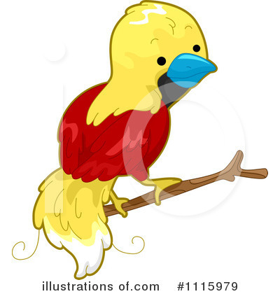 Royalty-Free (RF) Bird Of Paradise Clipart Illustration by BNP Design Studio - Stock Sample #1115979