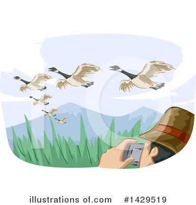 Geese Clipart #1429519 by BNP Design Studio