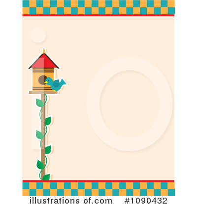 Royalty-Free (RF) Birdhouse Clipart Illustration by Maria Bell - Stock Sample #1090432