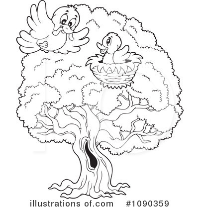 Bird Nest Clipart #1090359 by visekart