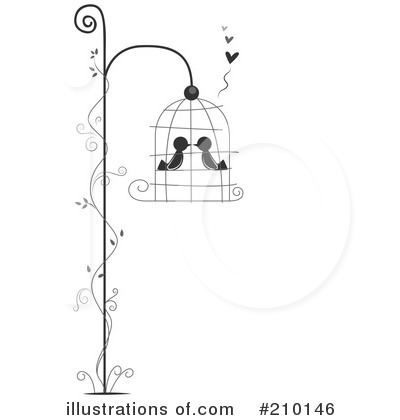 Bird Cage Clipart #210146 by BNP Design Studio
