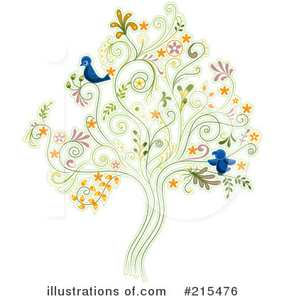 Royalty-Free (RF) Birds Clipart Illustration by BNP Design Studio - Stock Sample #215476