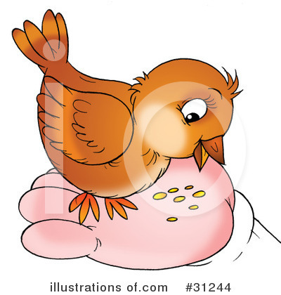 Royalty-Free (RF) Birds Clipart Illustration by Alex Bannykh - Stock Sample #31244