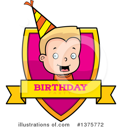 Royalty-Free (RF) Birthday Boy Clipart Illustration by Cory Thoman - Stock Sample #1375772