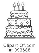 Birthday Cake Clipart #1093688 by Hit Toon