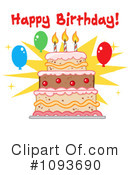 Birthday Cake Clipart #1093690 by Hit Toon