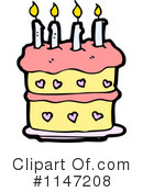 Birthday Cake Clipart #1147208 by lineartestpilot