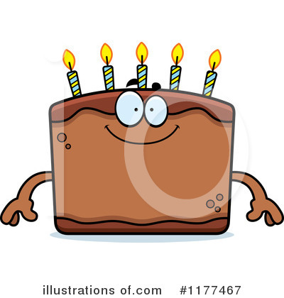 Royalty-Free (RF) Birthday Cake Clipart Illustration by Cory Thoman - Stock Sample #1177467