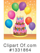 Birthday Cake Clipart #1331864 by visekart