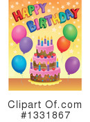Birthday Cake Clipart #1331867 by visekart