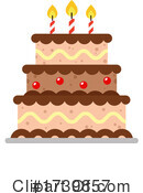 Birthday Cake Clipart #1739857 by Hit Toon