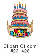 Birthday Cake Clipart #231428 by visekart