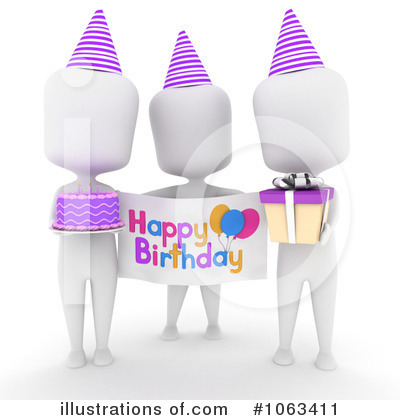 Royalty-Free (RF) Birthday Clipart Illustration by BNP Design Studio - Stock Sample #1063411