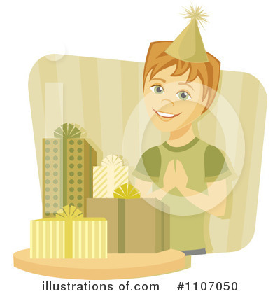 Royalty-Free (RF) Birthday Clipart Illustration by Amanda Kate - Stock Sample #1107050