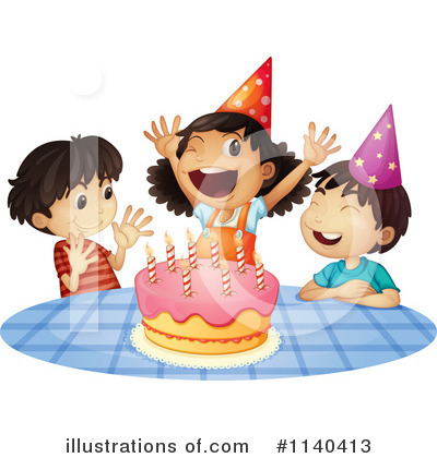 Birthday Party Clipart #1138059 - Illustration by Graphics RF