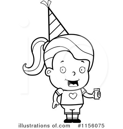 Birthday Girl Clipart #1156075 by Cory Thoman