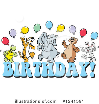 Royalty-Free (RF) Birthday Clipart Illustration by Johnny Sajem - Stock Sample #1241591