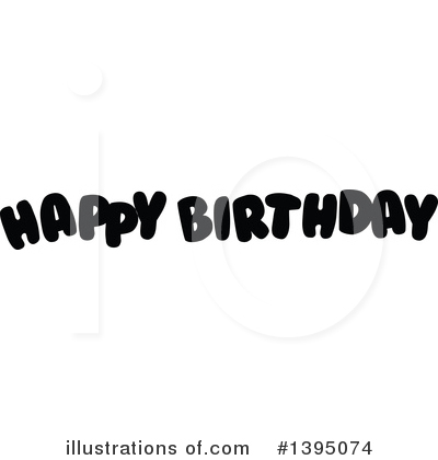 Birthday Clipart #1395074 by Liron Peer