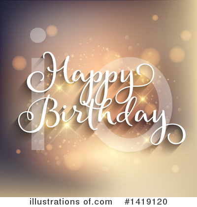 Royalty-Free (RF) Birthday Clipart Illustration by KJ Pargeter - Stock Sample #1419120