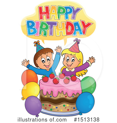 Royalty-Free (RF) Birthday Clipart Illustration by visekart - Stock Sample #1513138