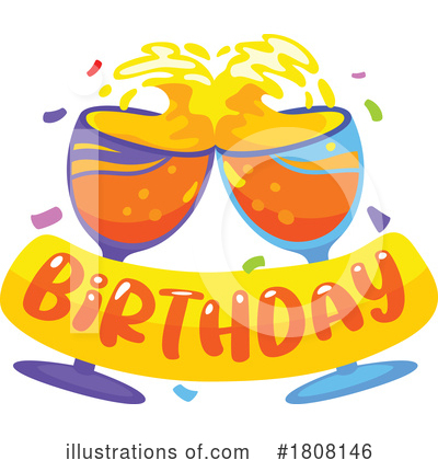 Birthday Clipart #1808146 by Vector Tradition SM