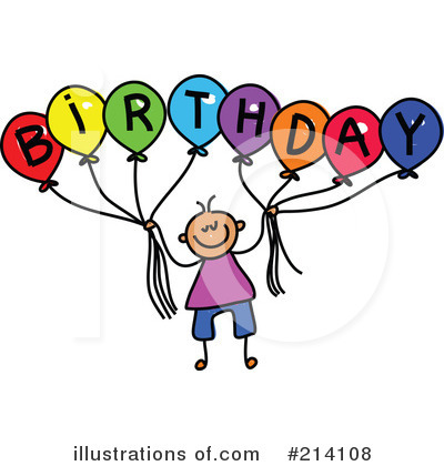 Royalty-Free (RF) Birthday Clipart Illustration by Prawny - Stock Sample #214108