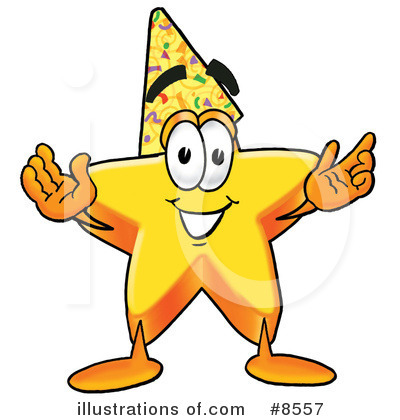 Royalty-Free (RF) Birthday Clipart Illustration by Mascot Junction - Stock Sample #8557