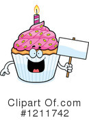Birthday Cupcake Clipart #1211742 by Cory Thoman