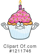 Birthday Cupcake Clipart #1211746 by Cory Thoman
