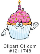 Birthday Cupcake Clipart #1211748 by Cory Thoman