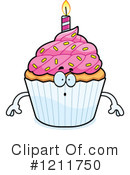 Birthday Cupcake Clipart #1211750 by Cory Thoman