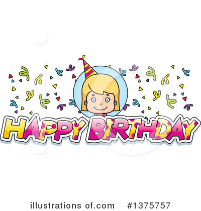 Birthday Girl Clipart #1375757 by Cory Thoman