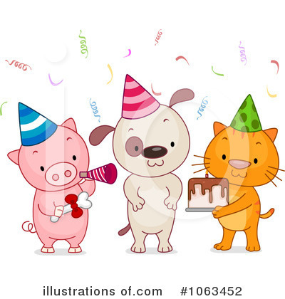 Party Animals Clipart #1063452 by BNP Design Studio