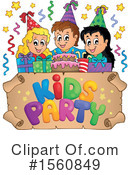 Birthday Party Clipart #1560849 by visekart