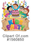 Birthday Party Clipart #1560850 by visekart