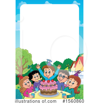 Royalty-Free (RF) Birthday Party Clipart Illustration by visekart - Stock Sample #1560860
