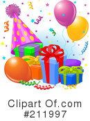 Birthday Party Clipart #211997 by Pushkin