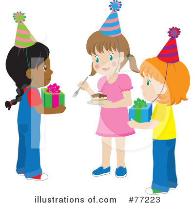 Royalty-Free (RF) Birthday Party Clipart Illustration by Rosie Piter - Stock Sample #77223