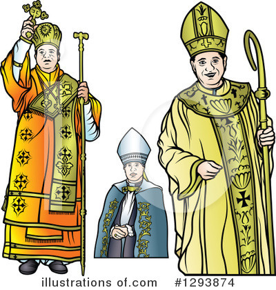 Royalty-Free (RF) Bishop Clipart Illustration by dero - Stock Sample #1293874