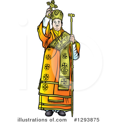 Royalty-Free (RF) Bishop Clipart Illustration by dero - Stock Sample #1293875
