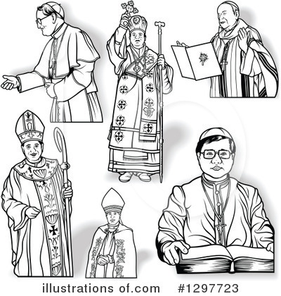 Royalty-Free (RF) Bishop Clipart Illustration by dero - Stock Sample #1297723