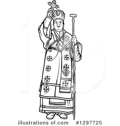 Royalty-Free (RF) Bishop Clipart Illustration by dero - Stock Sample #1297725