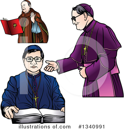 Royalty-Free (RF) Bishop Clipart Illustration by dero - Stock Sample #1340991