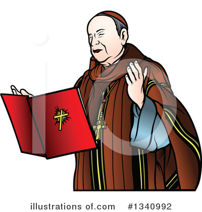 Royalty-Free (RF) Bishop Clipart Illustration by dero - Stock Sample #1340992