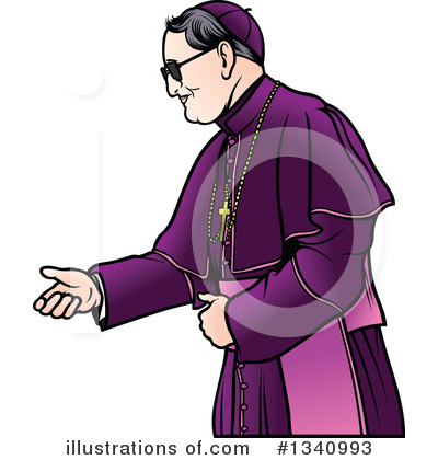 Royalty-Free (RF) Bishop Clipart Illustration by dero - Stock Sample #1340993