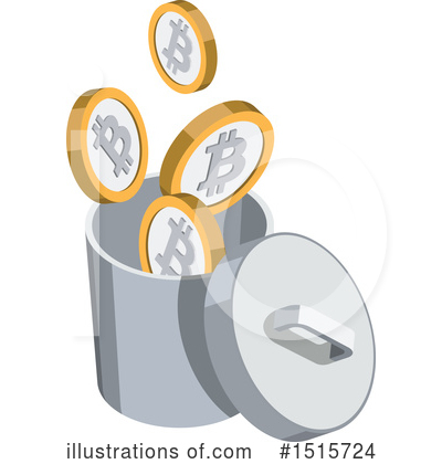 Royalty-Free (RF) Bitcoin Clipart Illustration by beboy - Stock Sample #1515724