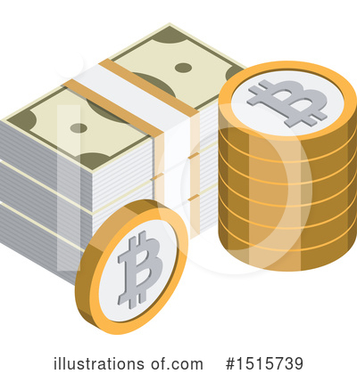 Royalty-Free (RF) Bitcoin Clipart Illustration by beboy - Stock Sample #1515739