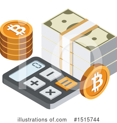 Royalty-Free (RF) Bitcoin Clipart Illustration by beboy - Stock Sample #1515744