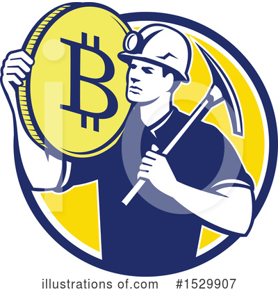 Royalty-Free (RF) Bitcoin Clipart Illustration by patrimonio - Stock Sample #1529907